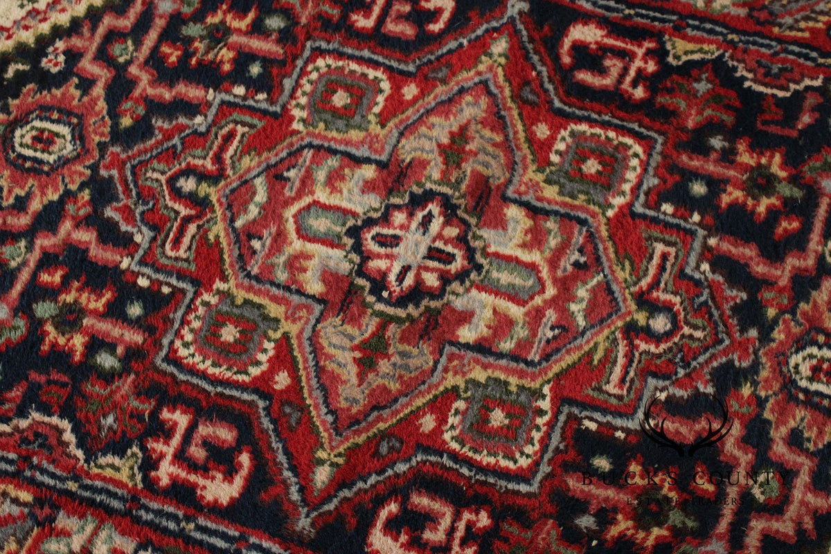 Persian Heriz Style Wool Area Rug 5'x3'