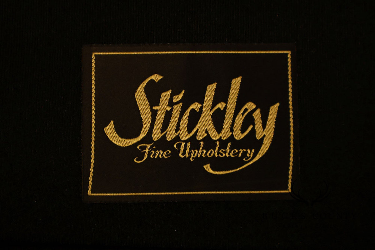 Stickley 21st Century Collection Pair of Black Leather Lounge Chairs