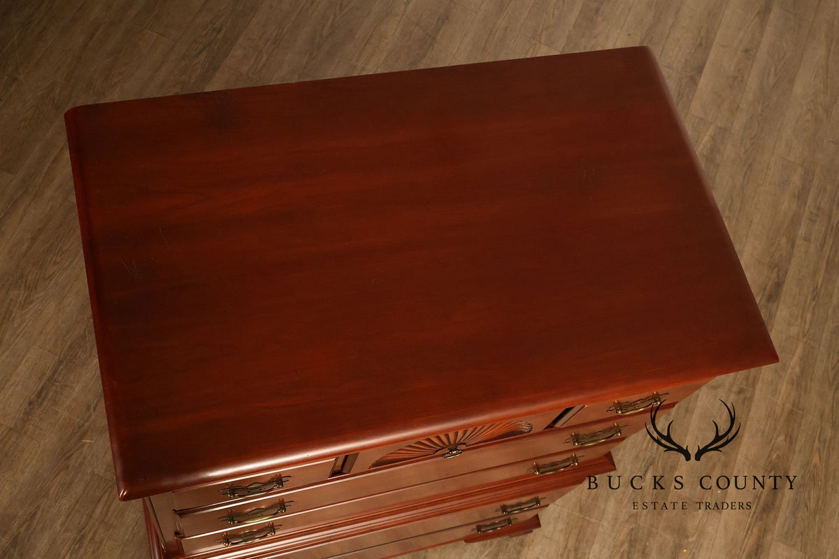 Kling Furniture Co. Traditional Cherry Highboy Chest Of Drawers