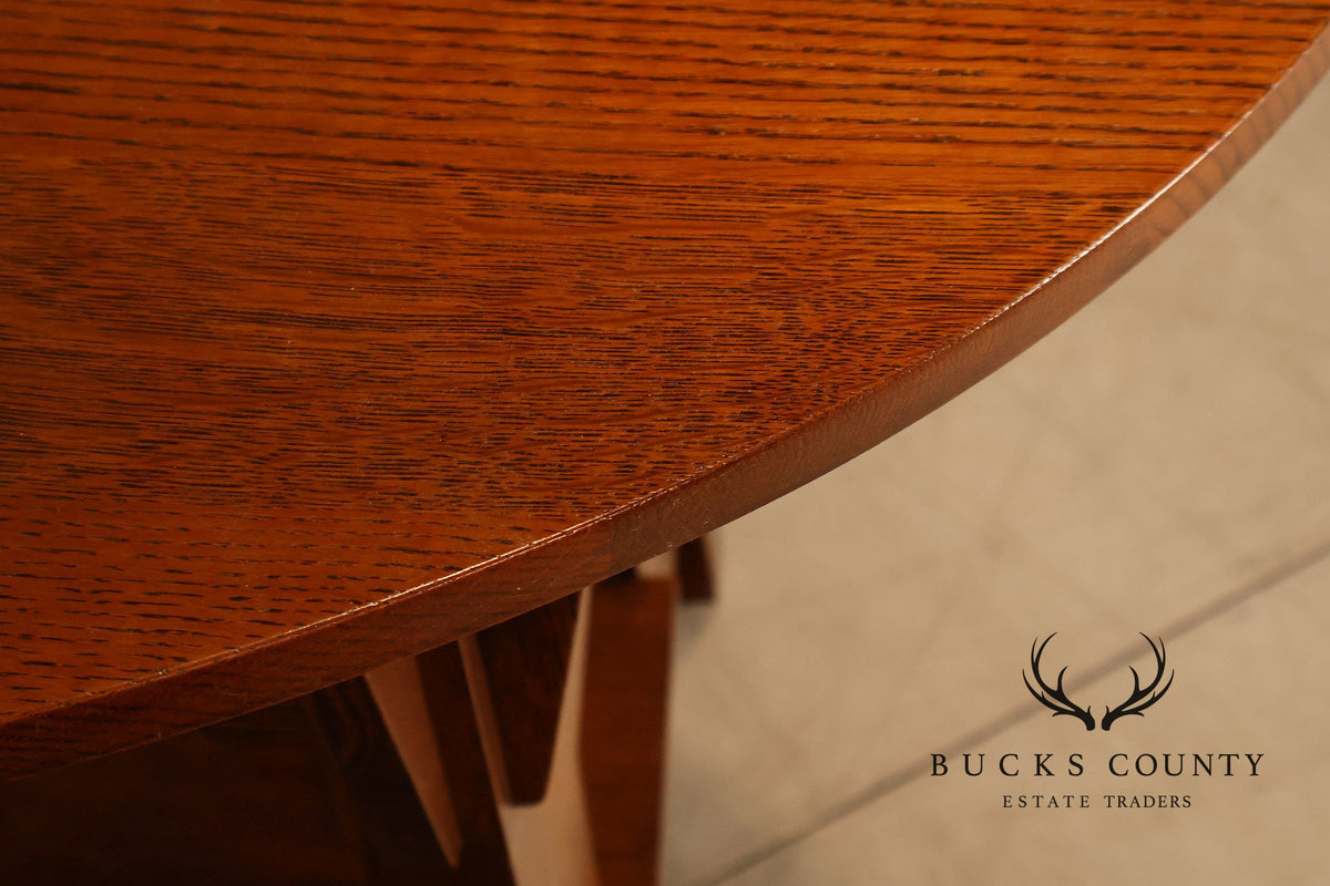 Stickley Mission Collection Oak Limbert Library Table
