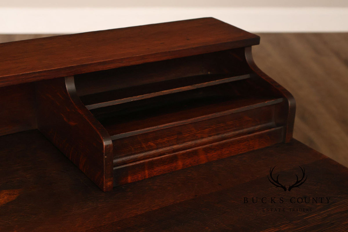 Limbert Antique Arts & Crafts Oak Writing Desk #492 1/4