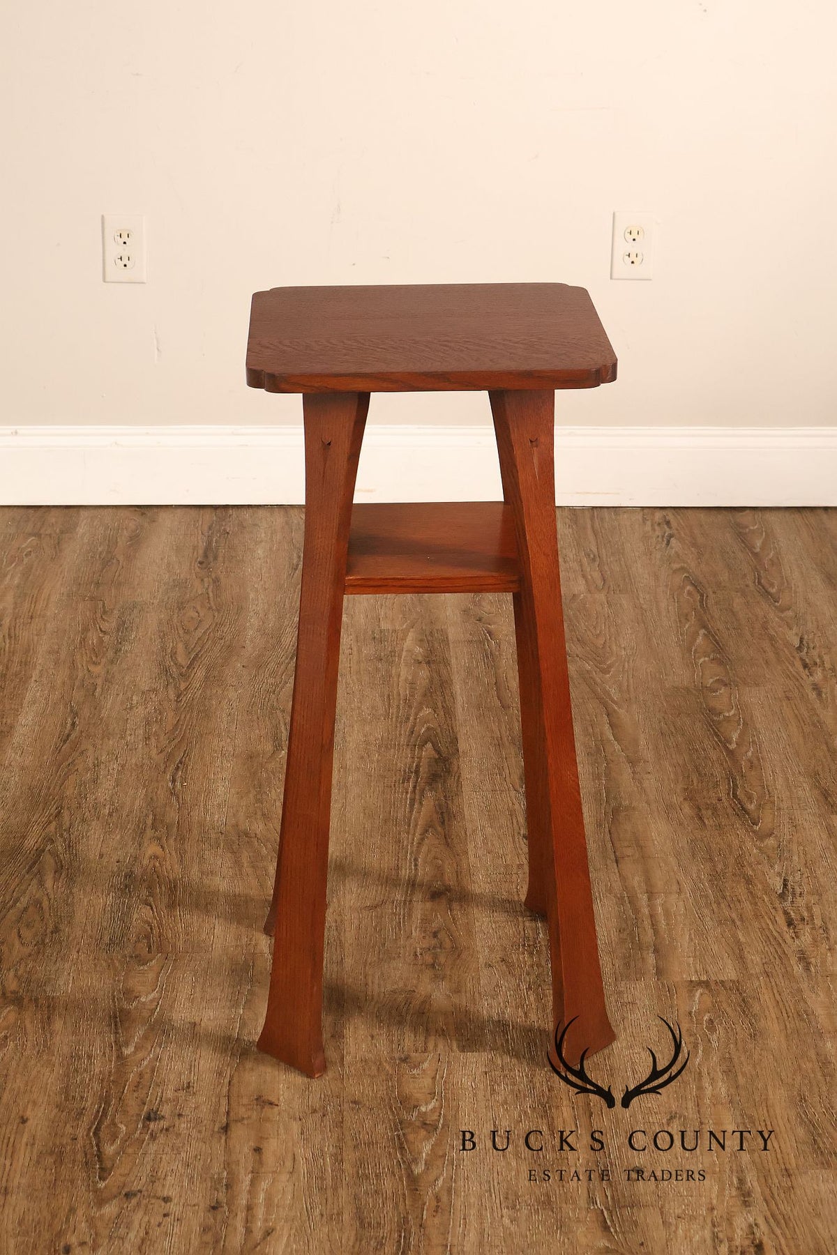 Stickley Mission Collection Tom Jones Oak Drink Stand