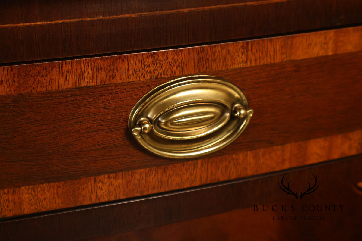 Hickory Federal Style Inlaid Mahogany Sideboard