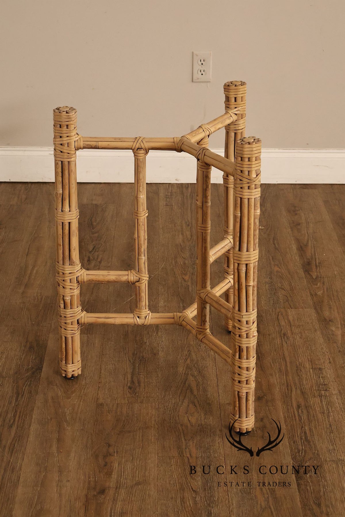 McGuire Bamboo Rattan Table Base