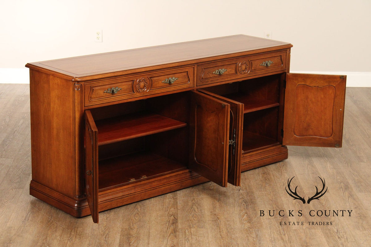 Henredon French Style Walnut Buffet Sideboard