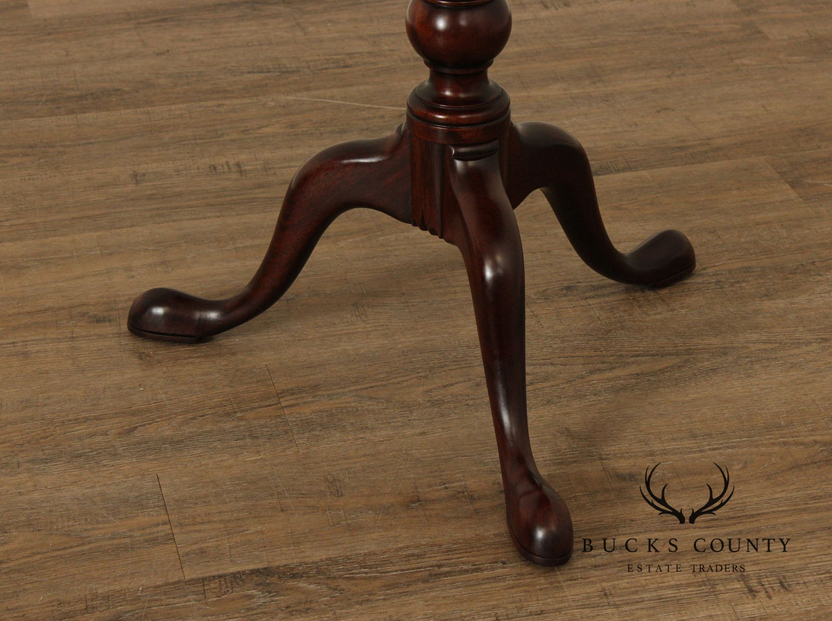 Stickley Federal Style Mahogany Pie Crust Tea Table