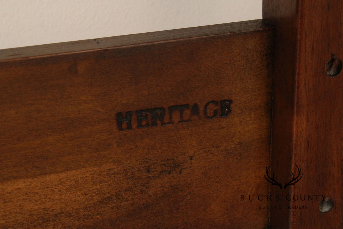 Heritage Mid Century Modern Walnut King Headboard