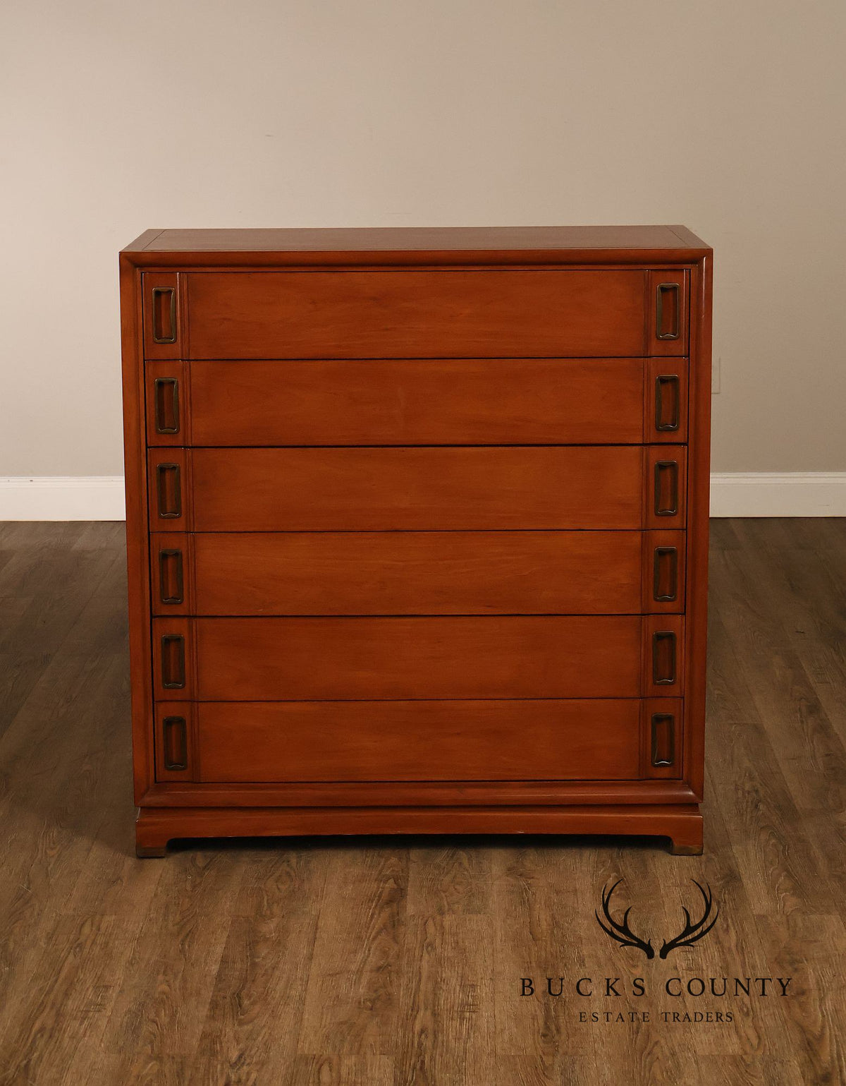 Red Lion Company Mid Century Modern Six Drawer High Chest