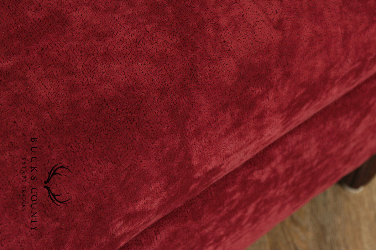 Vintage Upholstered Ottoman