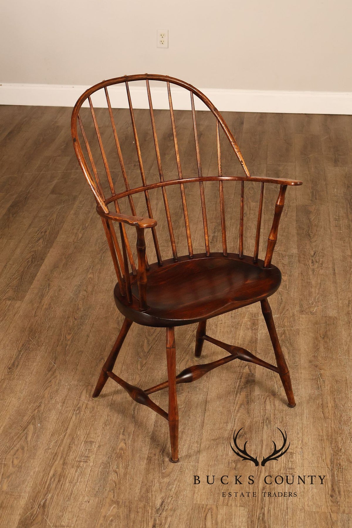 L.E. Partridge Pair of Windsor Armchairs