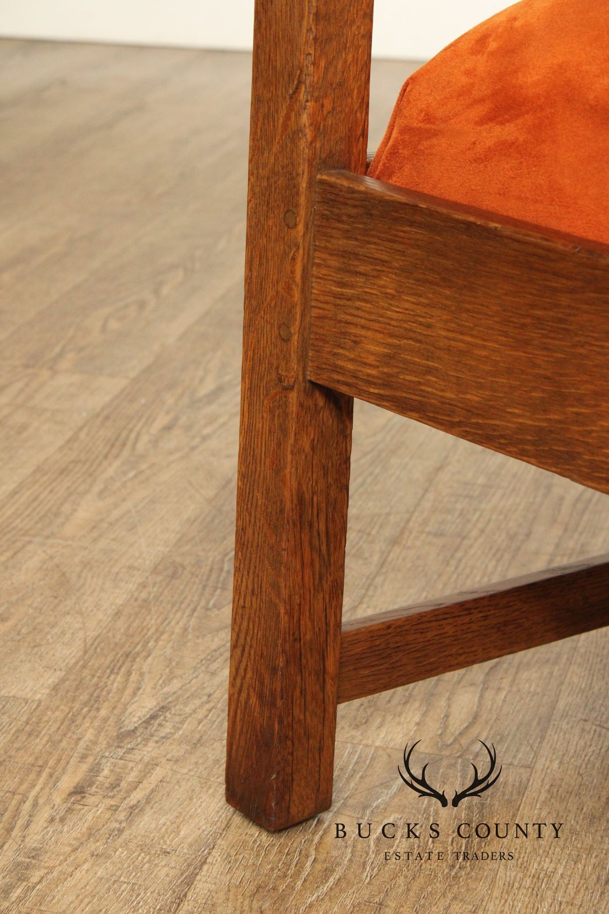 Limbert Antique Mission Oak Armchair
