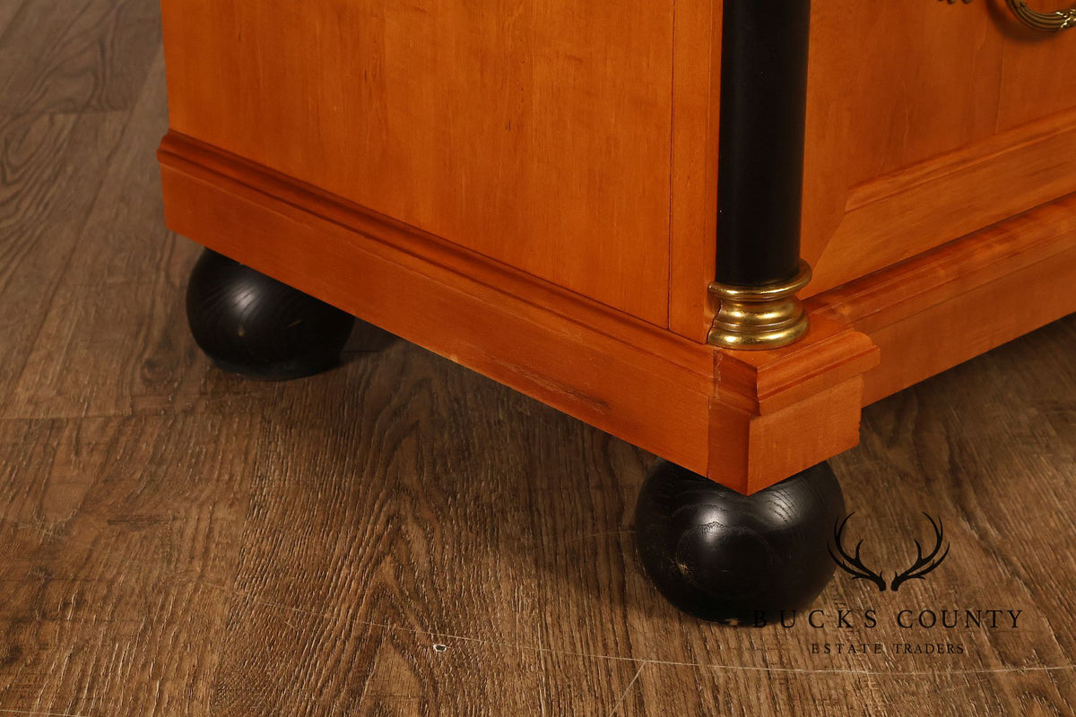 Thomasville Grand Classics Empire Style Maple Three Drawer Dresser