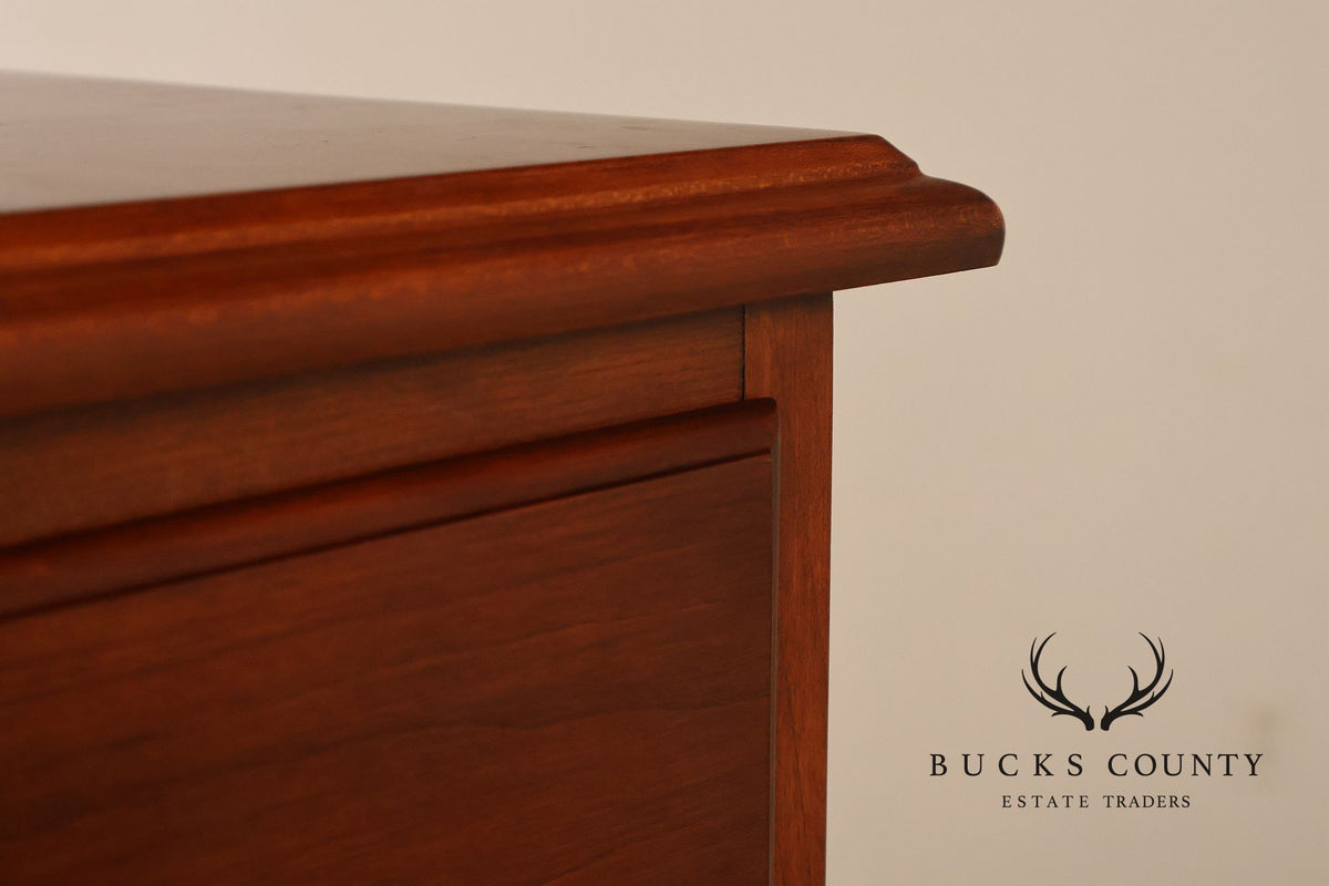 Henkel Harris Chippendale Style Cherry Tall Chest