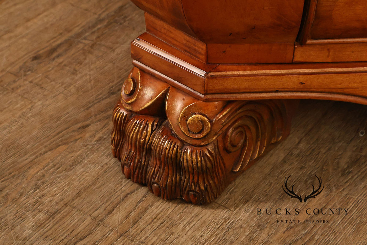 Century Furniture French Provincial Style Bombe Chest