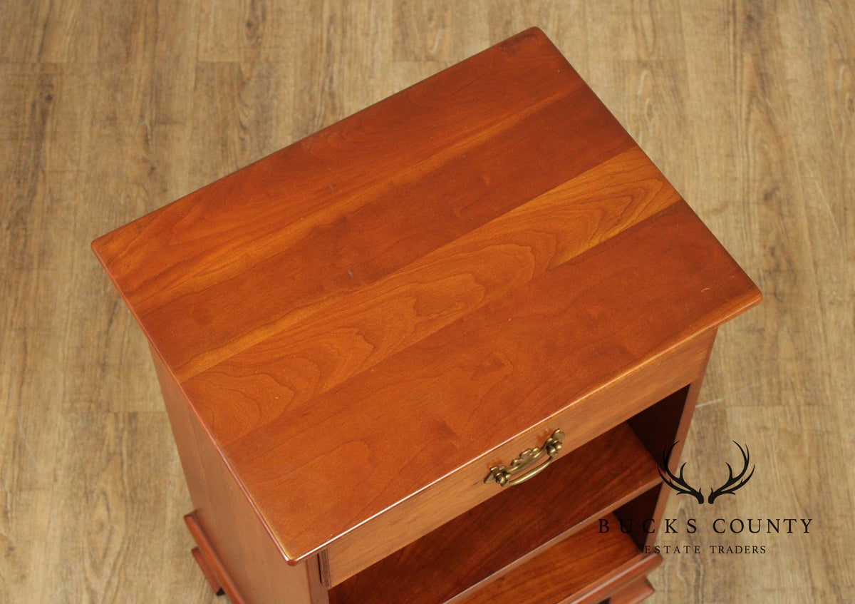 Stickley Cherry Valley Chippendale Style Nightstand