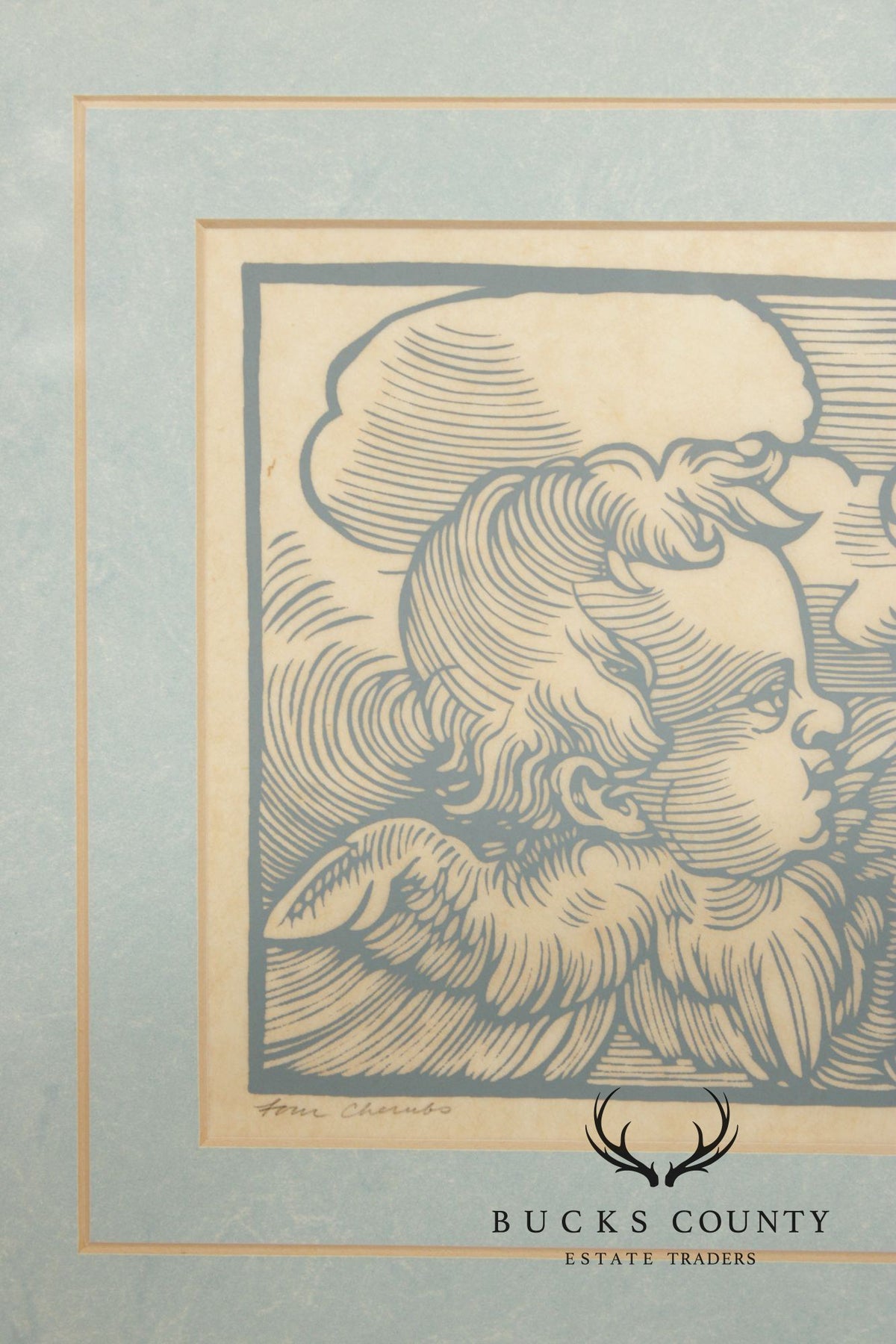 Allen Bjorkman Renaissance Style Print, 'Four Cherubs'