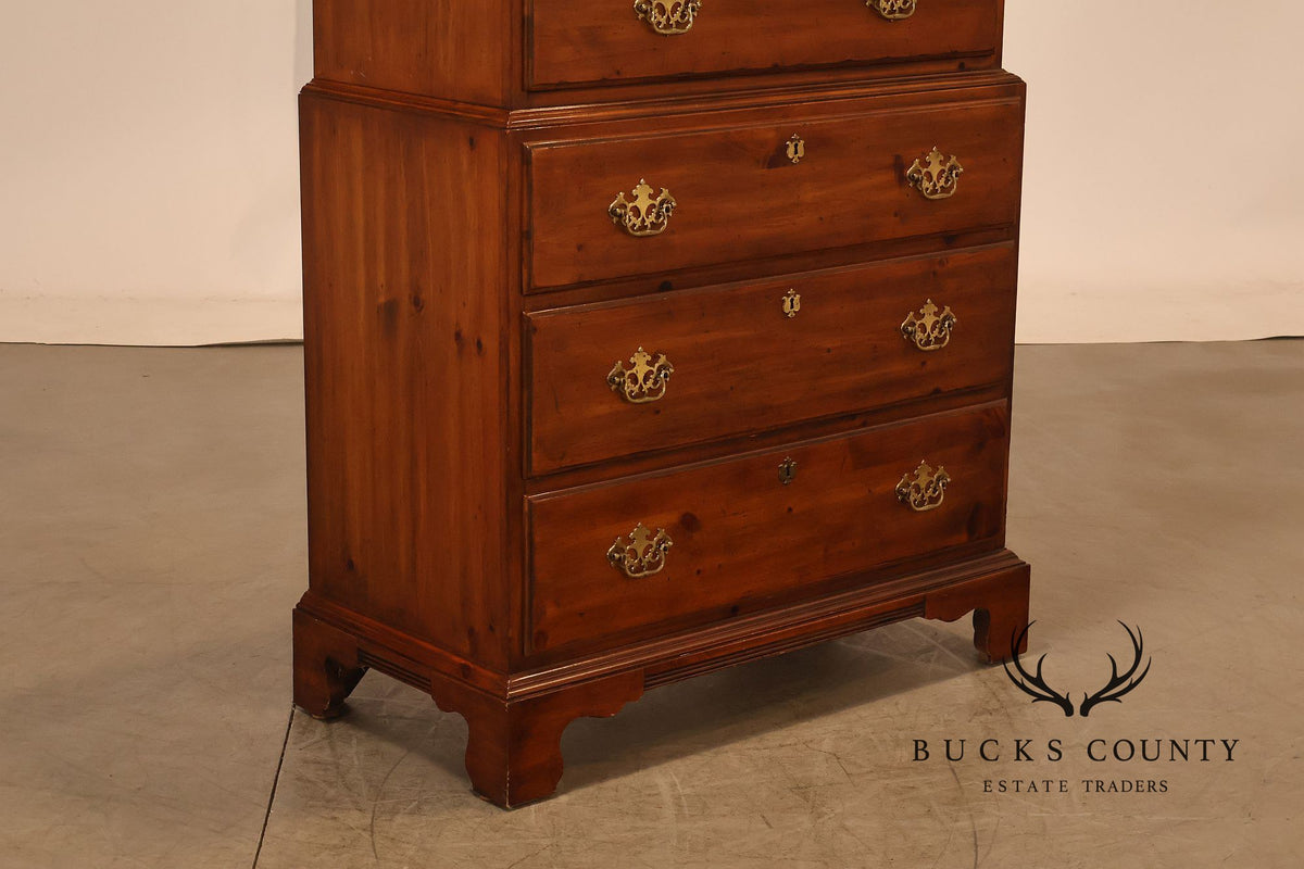 Drexel Heritage Traditional Cherry Highboy Chest Of Drawers