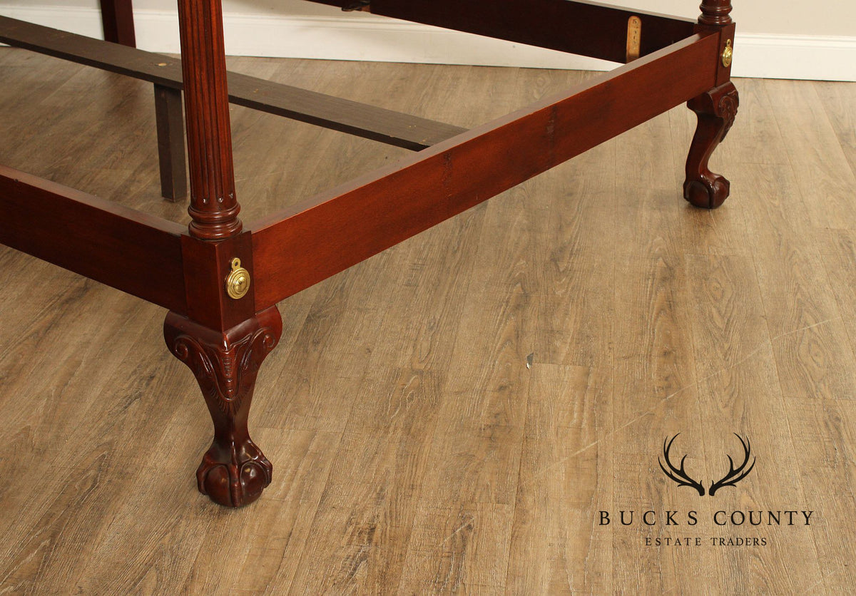 Baker Furniture Mahogany Queen Canopy Bed