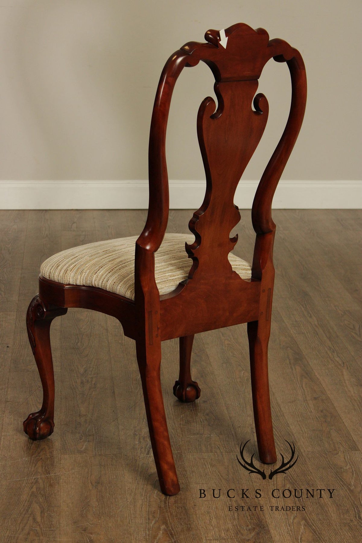 Kindel Winterthur Collection Set Of Six Carved Dining Chairs
