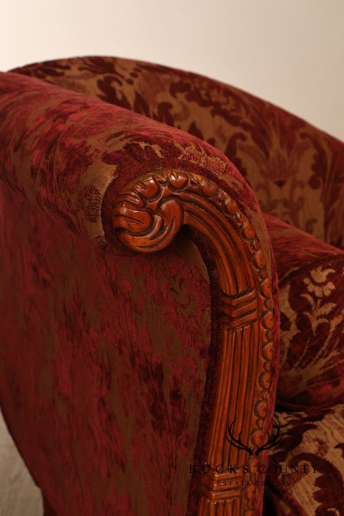 Drexel Heritage Rococo Style Chaise Lounge