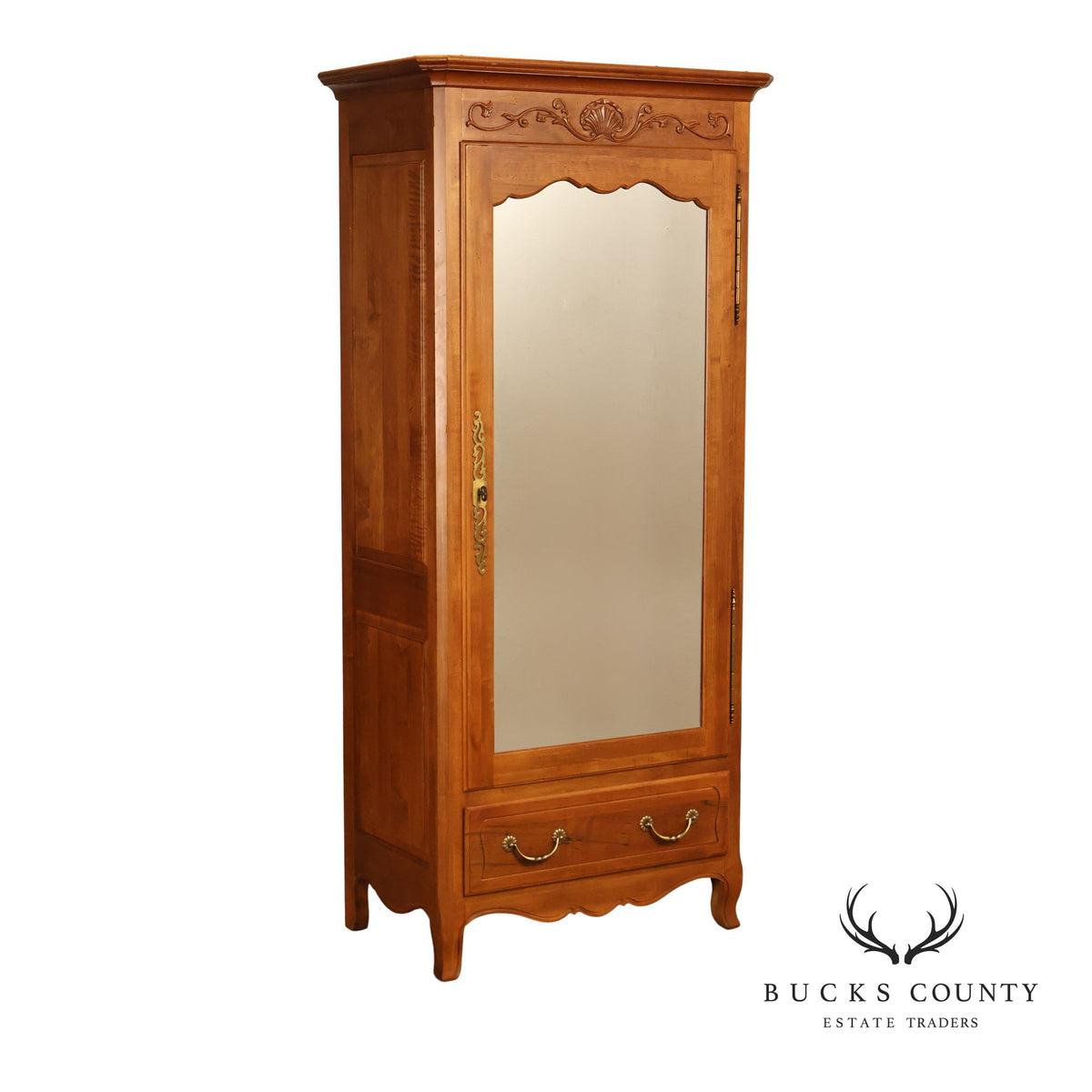 Ethan Allen 'Legacy' French Country Style Maple Armoire