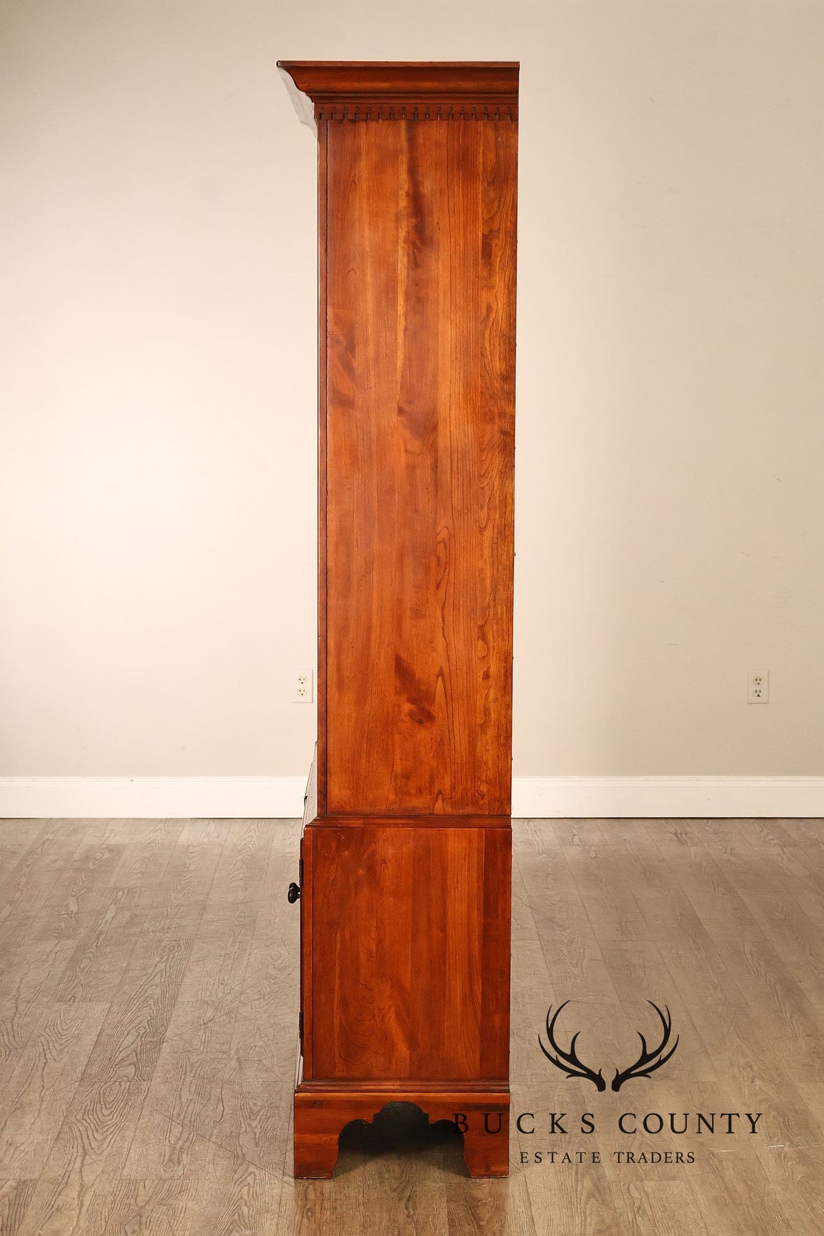 Bob Timberlake For Lexington Cherry Traditional Open Bookcase With Cabinet
