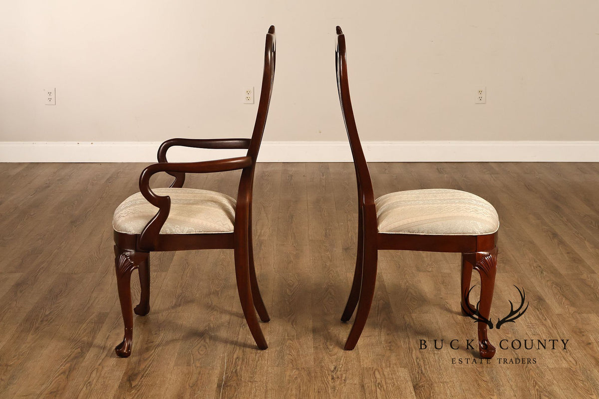 Ethan Allen '18th Century Mahogany' Set of Six Dining Chairs