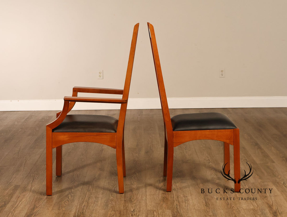 Stickley 21st Century Collection Set of Six Cherry Dining Chairs