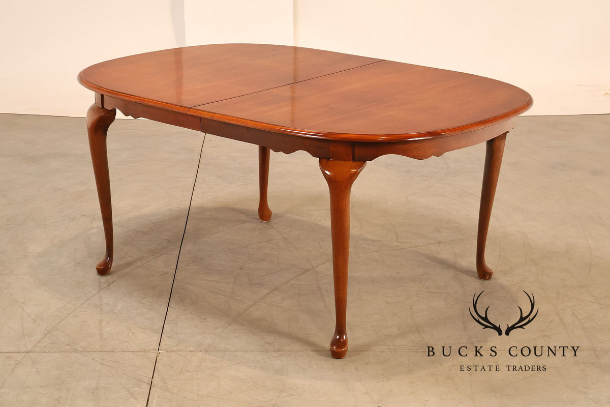 American Drew Traditional Cherry Dining Table With Two Leaves