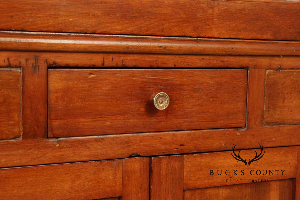 Antique American Pine Corner Cabinet