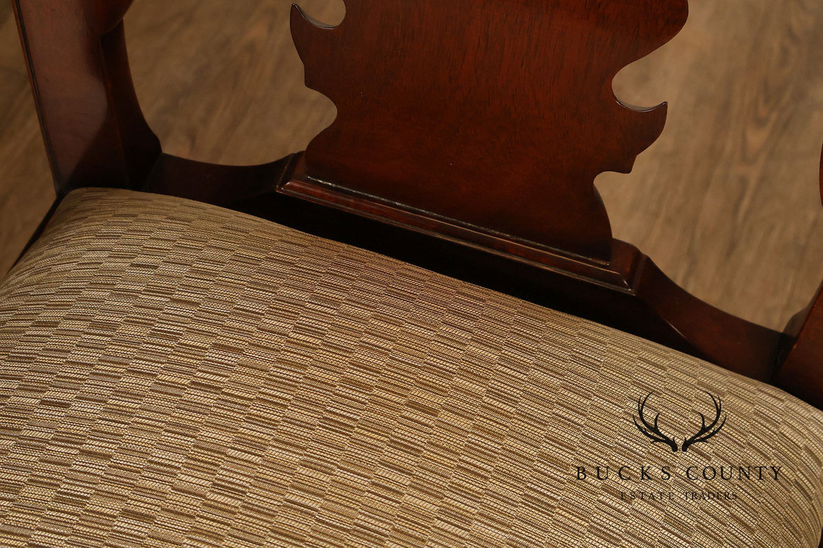 Kindel Winterthur Collection Pair of Mahogany Armchairs