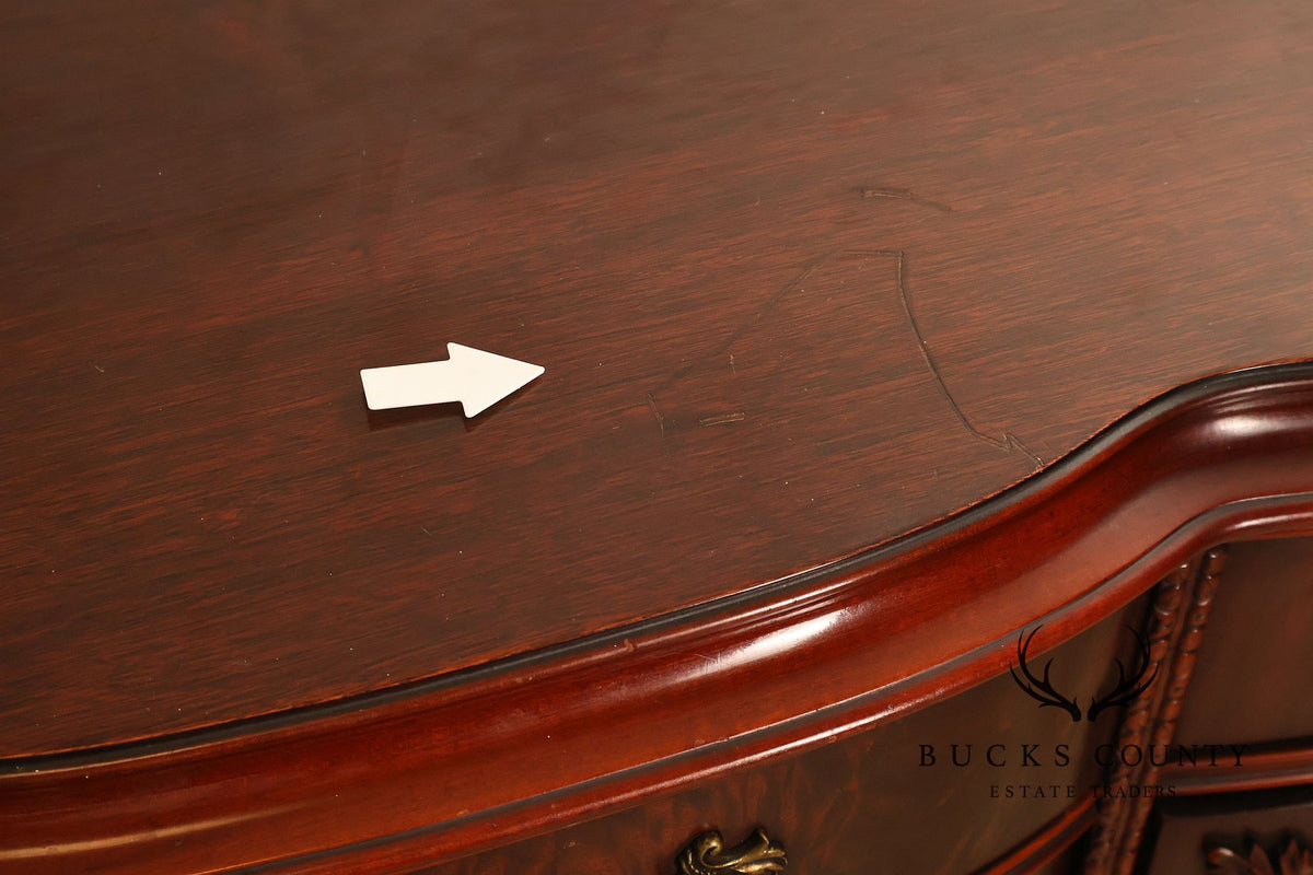 Vintage 1940s Victorian Mahogany Chest of Drawers