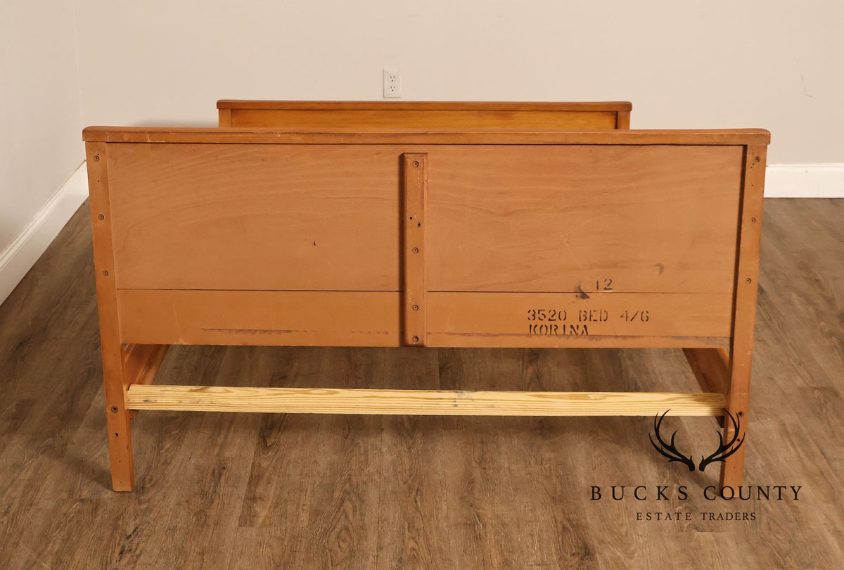 Kent-Coffey Mid Century Modern Solid Wood Full Size Bed