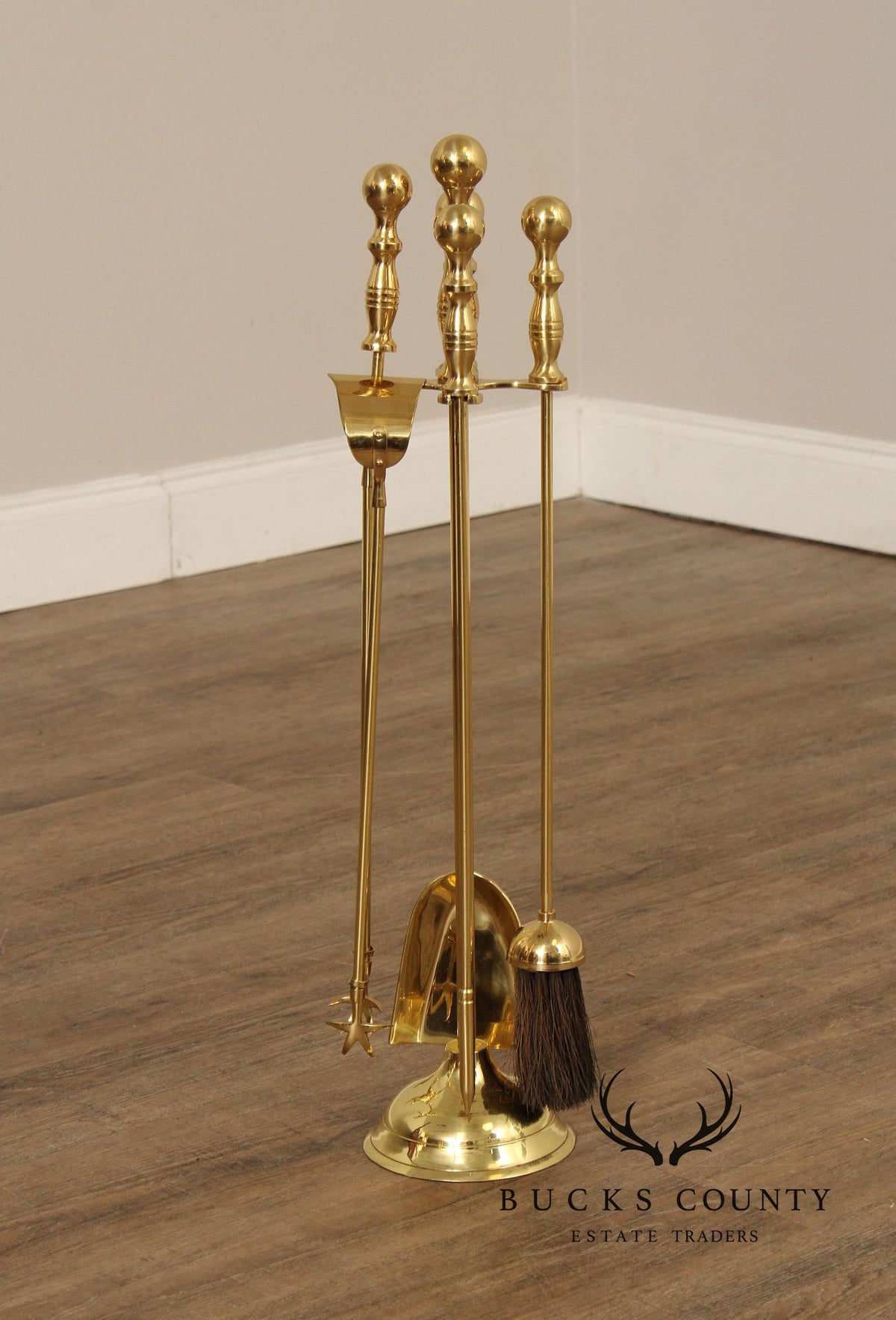 Traditional Brass Fireplace Tools