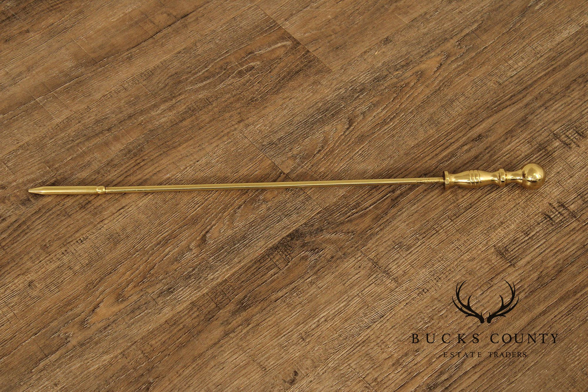 Traditional Brass Fireplace Tools