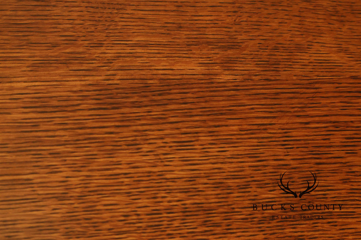 Stickley Mission Collection Pair Of Oak Chest Nightstands