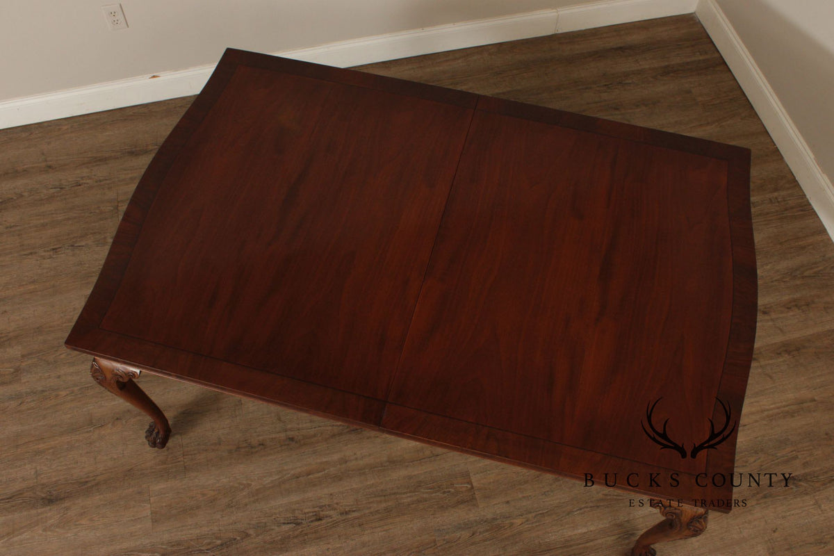 Irish Georgian Style Expandable Mahogany Dining Table