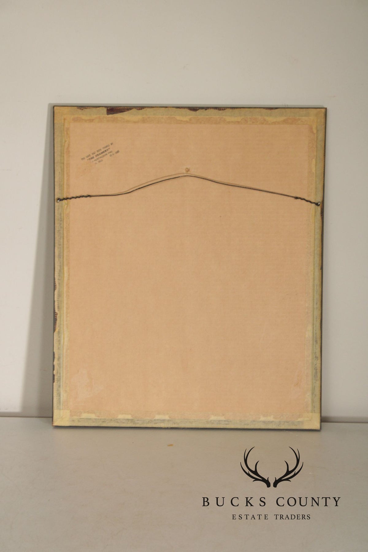 W. Cortland Butterfield Framed Drawing, Children in a Wood