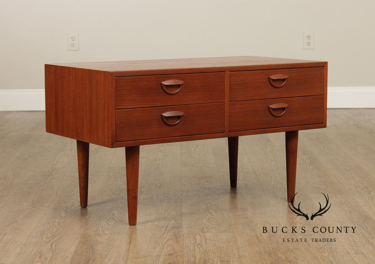 Kai Kristiansen Danish Modern Teak Low Chest