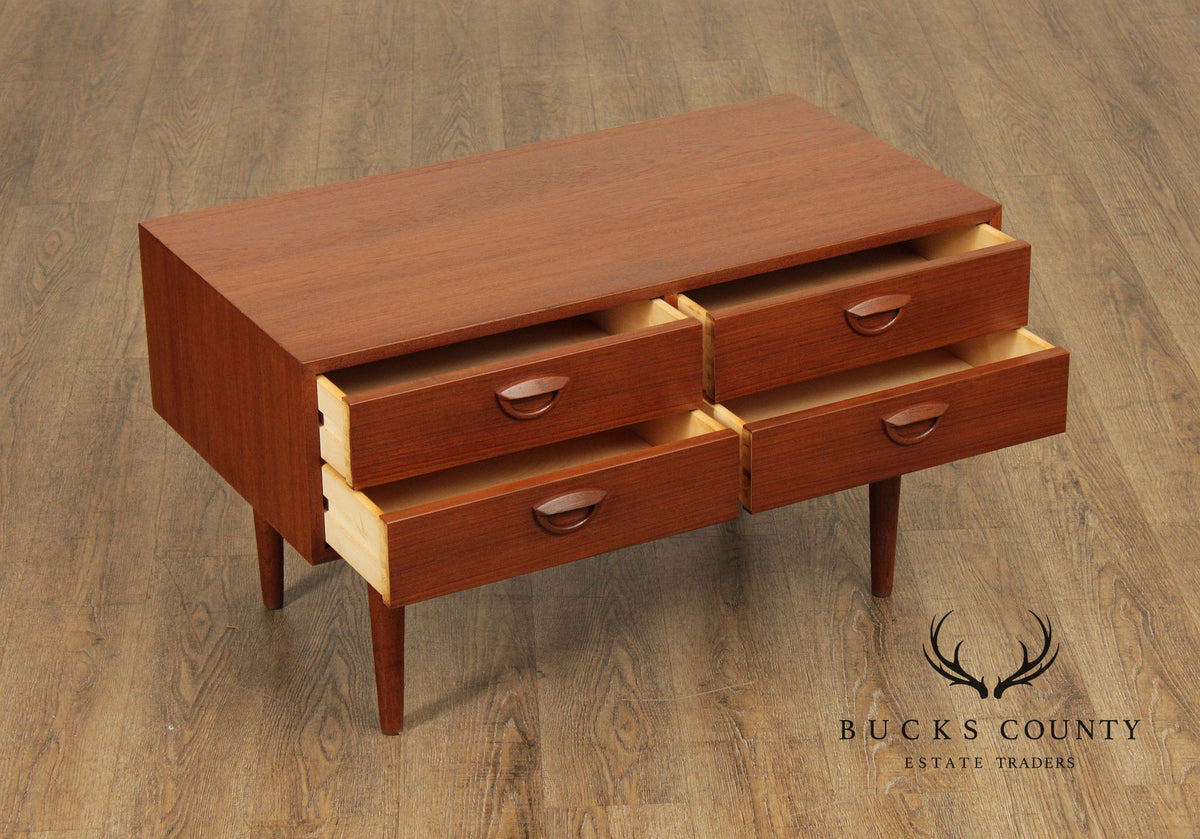 Kai Kristiansen Danish Modern Teak Low Chest
