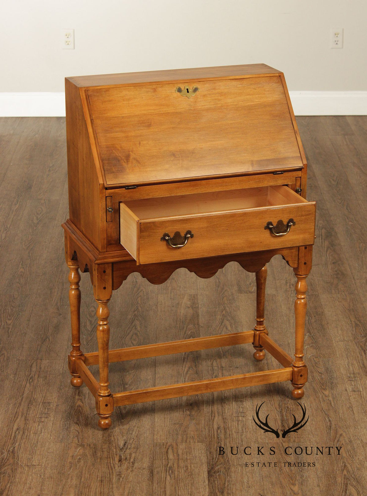 Ethan Allen 'Circa 1776' Maple Slant Front Writing Desk
