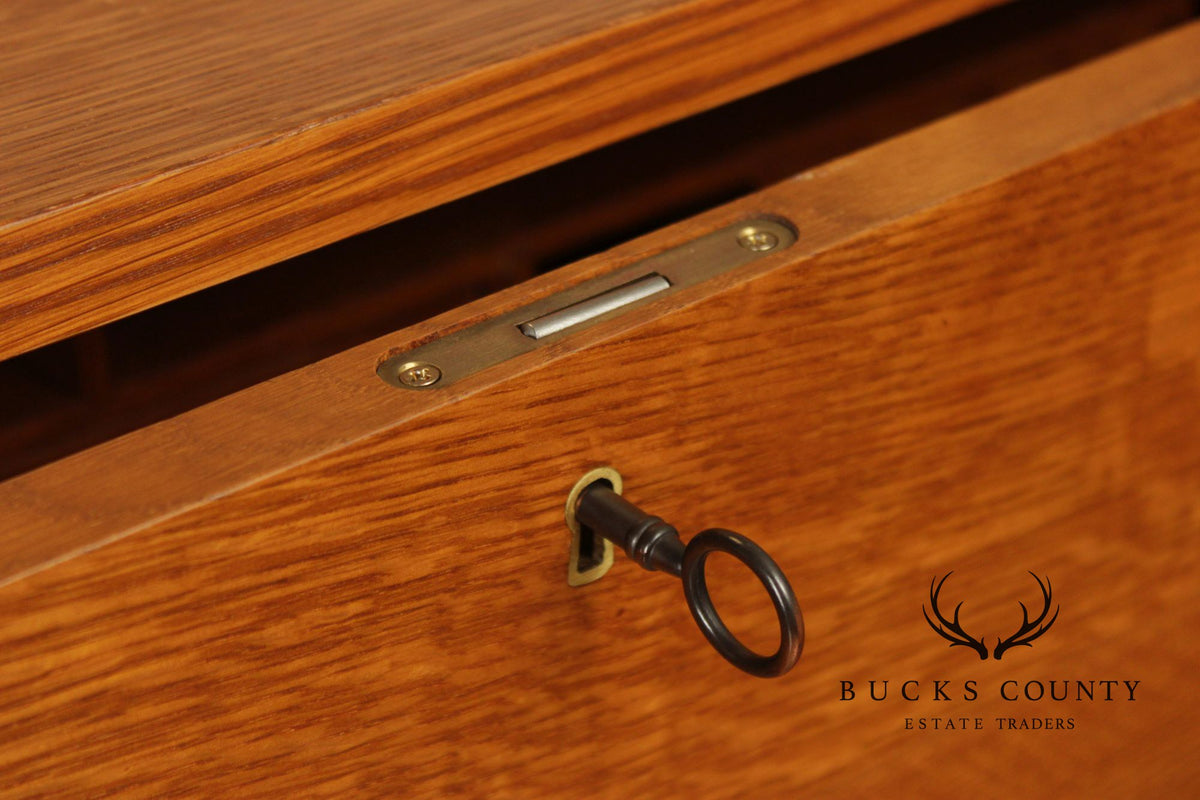 Stickley Mission Collection Oak Fall Front Desk