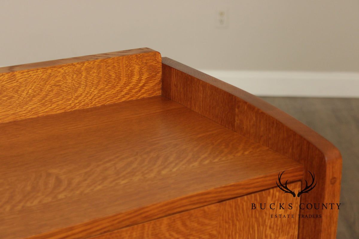 Stickley Mission Collection Oak Fall Front Desk
