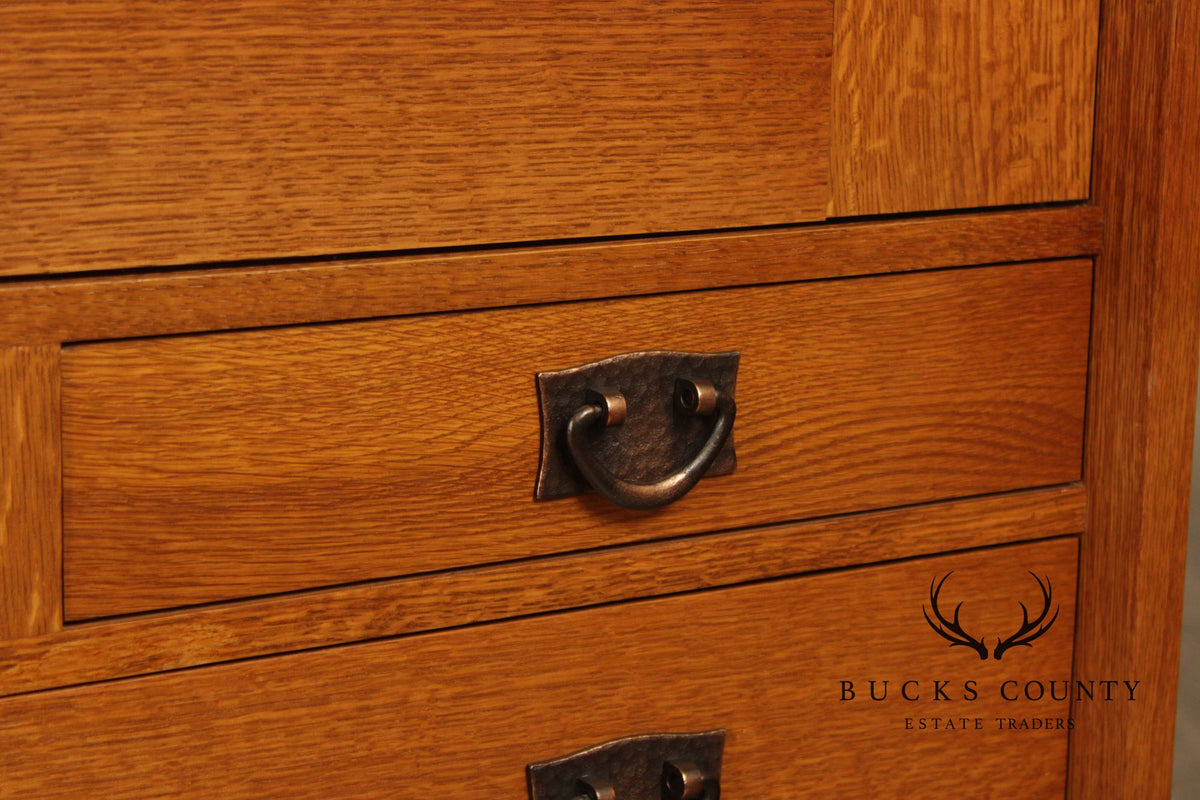 Stickley Mission Collection Oak Fall Front Desk