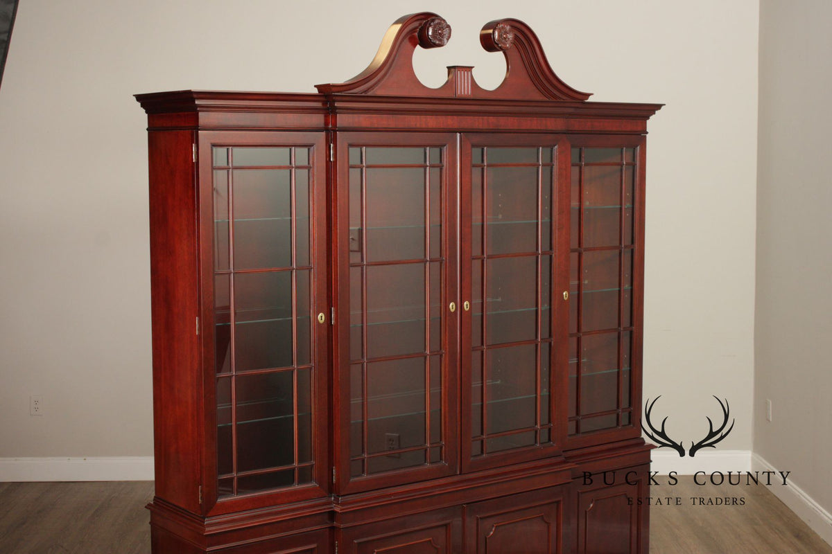 Kindel Georgian Style Mahogany China Cabinet