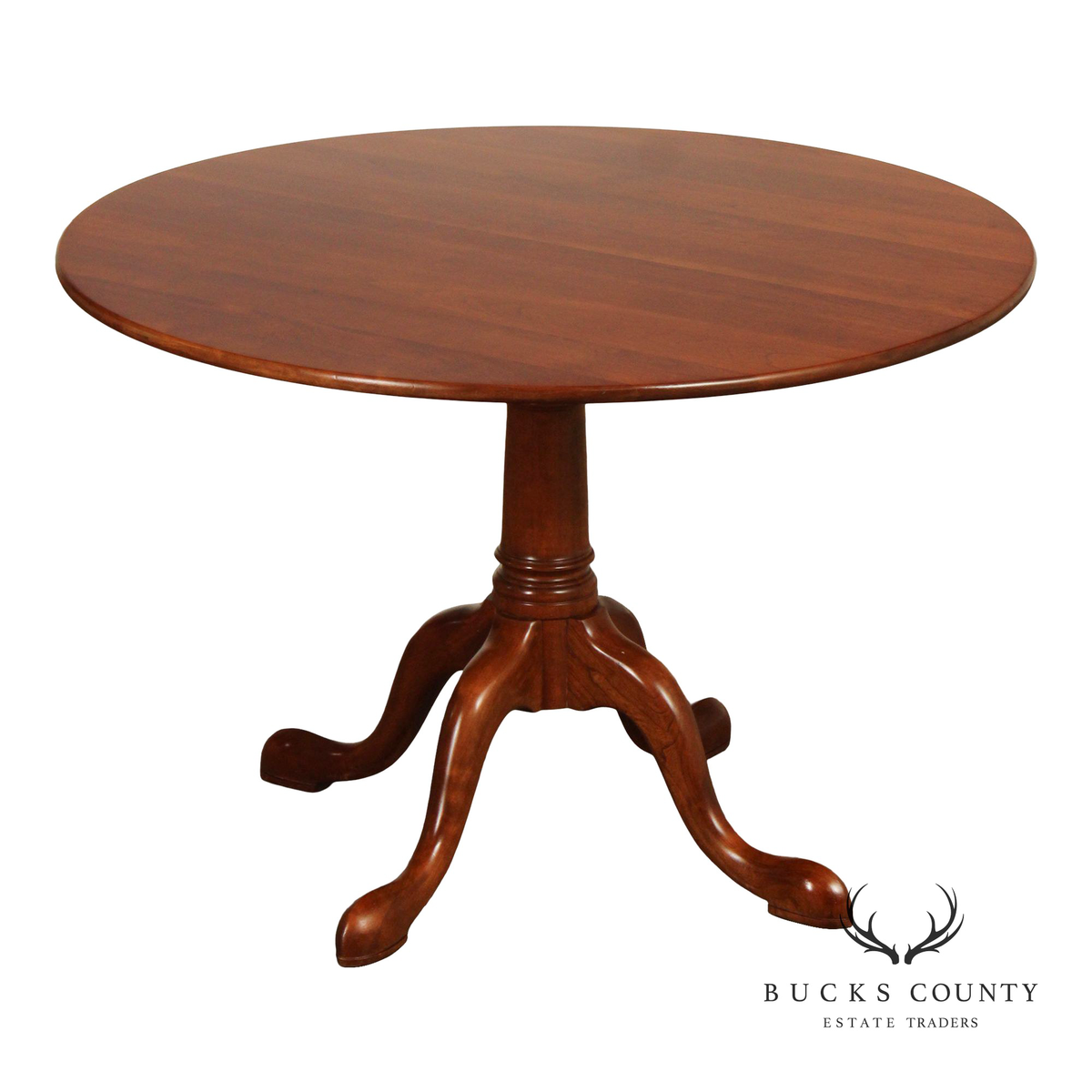 Stickley Traditional Cherry Round Top Breakfast Table