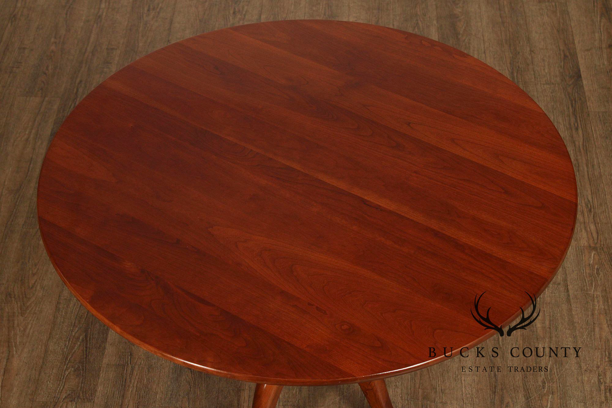 Stickley Traditional Cherry Round Top Breakfast Table