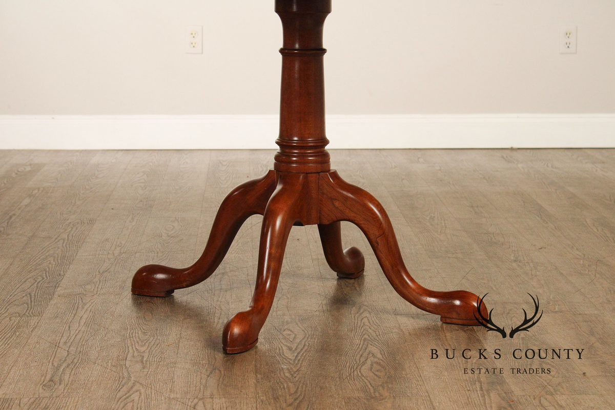 Stickley Traditional Cherry Round Top Breakfast Table