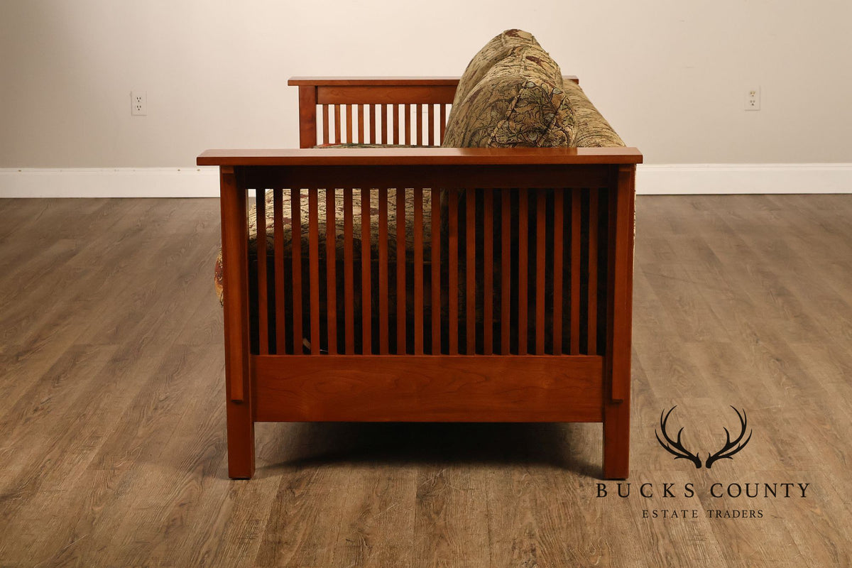 Stickley Mission Collection 'Fayetteville' Cherry Frame Sofa