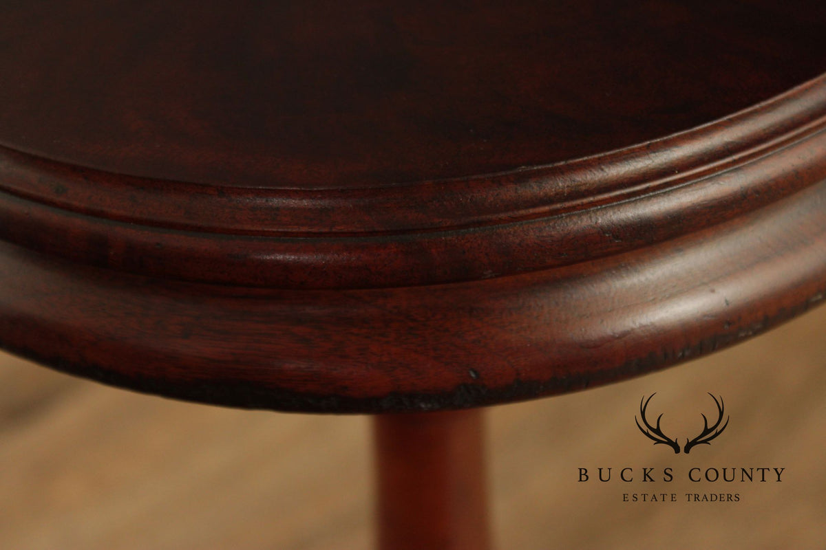 Antique Victorian Walnut Pedestal Plant Stand